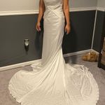 White Formal Dress Size 4 Photo 1
