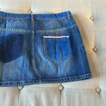 Desigual NWT ‎ Criss Cross Denim Skirt with Embellishments Size 38 Photo 6
