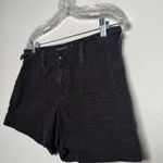 Y2K Soft Grunge Black Cargo Shorts  Photo 2