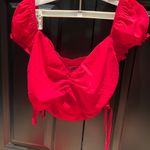 Tiger Mist Red Skirt And Top Set Photo 0