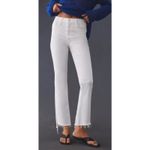 MOTHER The Insider Crop Step Fray in Fairest Of Them All Size 31 White Photo 1