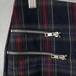 Forever 21 L 5-Zipper Blackwatch Plaid Mini Skirt Photo 5