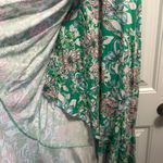 Lilly Pulitzer Moana Green floral high low Maxi Dress Photo 7