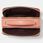 Coach  Goldshell Pink Multi Box Crossbody Handbag With Butterflies Photo 1