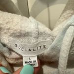 Socialite  Tie dye Sweatshirt Hoodie, Longsleeve White, pink, blue Size L Comfy Photo 10