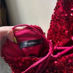 Red Sequin Mini Dress Size XS Photo 3