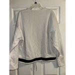 Under Armour Sweater Womens Large Cream Project Rock Charged Fleece Crew Photo 2