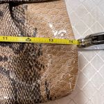 Lulu Townsend Snake Skin Gator Envelope Clutch Purse With Chain Strap. Photo 1