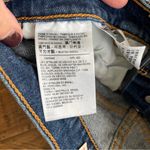 Levi's Levi’s Dark Wash Denim Cut Off Ribcage High Rise Shorts Button Fly Size 26 Photo 4