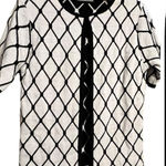 Vintage‎ Sag Harbor Dress Acrylic Sweater Pantsuit Black Photo 0