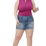 Torrid Foxy Mock Neck Zip Up Tank Top Womens Size 3X Purple Photo 2