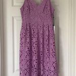 ASTR  Lace A-line dress in Light Orchid NWT Photo 0