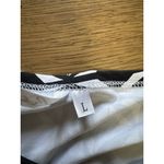 LULU B Dress Women Large 3/4‎ Sleeve Stretch Black White Pre Shrunk Beach Travel Photo 8