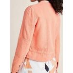Anthropologie Joyce Moto Jacket Size L Textured Cotton Photo 1