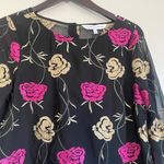 Cupcakes and Cashmere NWT Coby Embroidered Blouse Photo 4