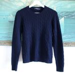 Brooks Brothers  Cashmere Sweater Navy SZ Small Photo 6