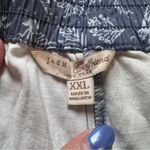 Jachs Girlfriend Blue Floral Print Stretch Chino Casual Shorts XXL NWT Photo 4