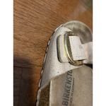 Birkenstock  Madrid Big Buckle Slide , Beige Gold Nubuck ,‎ Sz 39 8.5 Photo 2
