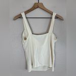 Reformation  Anine Knit Twist Front Tank size Medium in Ivory Cream $58 Photo 7