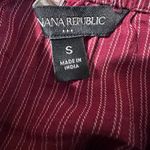 Banana Republic  Crimson Pinstripe Blouse Photo 2