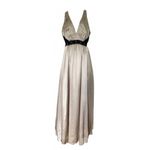 BCBG max azria nude silk evening gown Photo 2