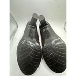 American Eagle Mary Jane Y2K dark Brown buckle Heels Size 8.5 Photo 6