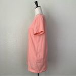 J.Crew Slub 100% Cotton Coral Crewneck Women’s Tee, Sz Large Photo 3