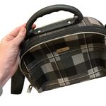 Dejuno‎ Black and Gray Plaid travel toiletries/cosmetics/makeup bag Photo 5