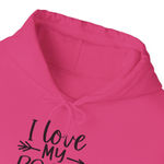 Handmade I love my Boss Pink Women's Hoodie Size XL Photo 0