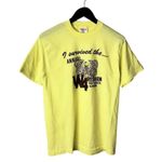 80s Vintage Fort Tucker Alabama Reunion T Shirt USA Single Stitch Yellow Large L Photo 1