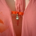 SheIn  pink and orange mesh drop waist dress  Photo 2