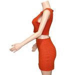 Bec & Bridge  Effie Cut-Out Knit Mini Dress, Cherry, 4 (US) Photo 7