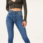 Good American Good Waist High Rise Skinny Jeans size 16 Photo 0