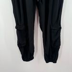 Johnny Was Pants SZ Extra Small Solid Black Cargo Jogger Pull On Boho Lagenlook Photo 7