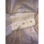 Vintage Set Top Skirt Size S Cream Lace Long Sleeve 80"s Cottagecore Modest USA Photo 5