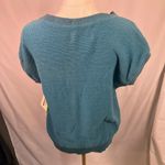 Vintage Inner Visions Ship'n Shore Blue Cable Knit Sweater Vest L USA New Preppy Size L Photo 6