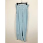Lulus NEW  After Hours Light Blue Strapless Ruffled Maxi Dress Formal Cocktail M Photo 7