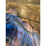 Miss Me Flannel Top Women Small Scarecrow Western Cowgirl Lumberjack Halloween Photo 6