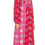 💕SPELL & THE GYPSY💕 Solstice Boho Midi Dress ~ Salsa Rose Large Red Photo 2