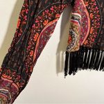 Gypsy Warrior Crop Top Fringe Mandala Print S Photo 5