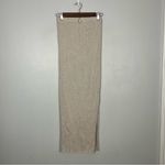 Peruvian Connection  Midi Skirt Pima Cotton in tan size XS Photo 2
