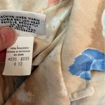 Vintage 70s floral polyester disco shirt Tan Size M Photo 2