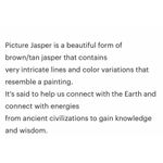 Sterling silver square picture jasper pendant necklace Photo 10