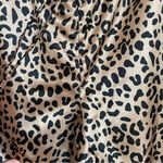 Rachel Zoe Chic Brown Silky Animal Print Trousers or Pajama Pants M Photo 4