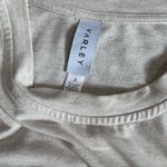 Varley  Heathered Cream Short Sleeve Tie Top Photo 1