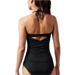 Athleta - NWT Hampton Bra Cup Tankini Halter Tie Neck Black Swim Top Sz 40D/DD Photo 3