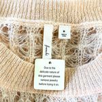 Frenchi Nordstrom Sweater M Peach Pink Blush Pointelle New Size M Photo 4