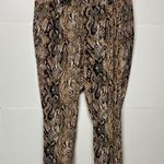 Torrid  Animal Snakeskin Print Pull-On Taper Stretch Crepe High-Rise Pants 1X Photo 4