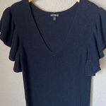 EXPRESS Black Flutter Sleeve Sweater Dress Photo 3