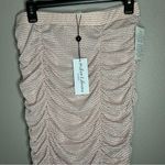 For Love & Lemons NEW x VS All That Glitters pink midi ruched skirt size medium Photo 3